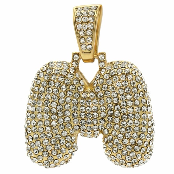 ☃️BOGO50%☃️🆕✨GOLD M✨BUBBLE LETTER INITIAL NECKLACE - Picture 8 of 16